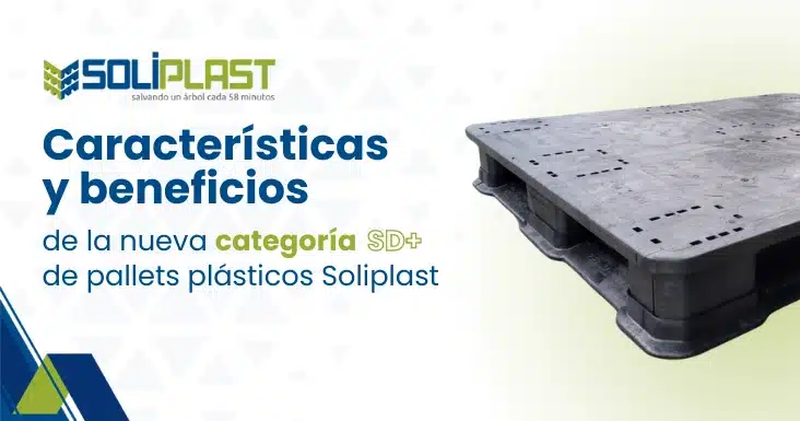 Características y beneficios de la nueva categoría SD+ de pallets plásticos Soliplast