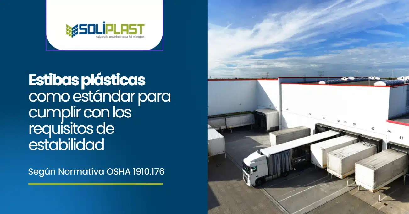 Seguridad en zona de carga - Estibas plasticas